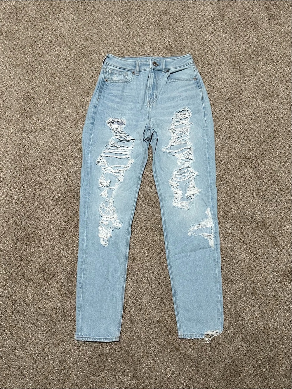 🌴 AE • Ripped Mom Straight Jean - Picture 4 of 4